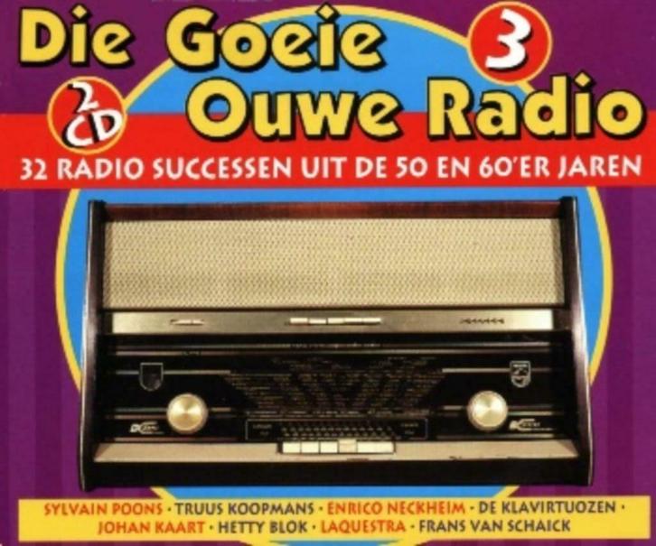 Die goeie ouwe radio3~Successen uit de 50.(2CD)^^, Cd's en Dvd's, Cd's | Verzamelalbums, Zo goed als nieuw, Nederlandstalig, Ophalen of Verzenden