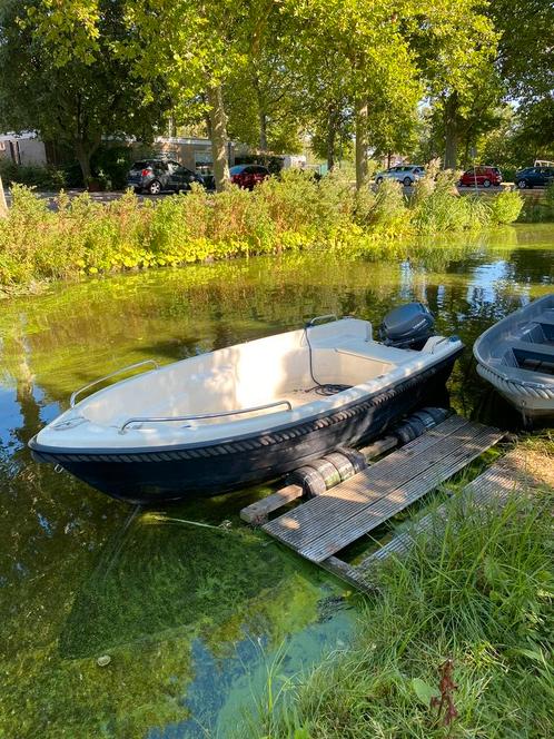 Wiedesloep 390, Watersport en Boten, Sloepen, Gebruikt, Tot 10 pk, 3 tot 6 meter, Buitenboordmotor, Benzine, Polyester, Ophalen