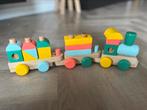 Houten blokken trein HEMA, Ophalen of Verzenden, Zo goed als nieuw