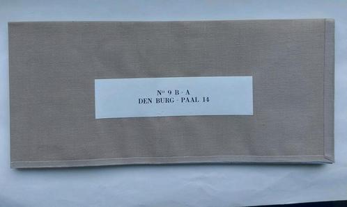9B+A stafkaart uit 1961 van Den Burg ( Texel ) o.a. De Koog, Boeken, Atlassen en Landkaarten, Zo goed als nieuw, Landkaart, Nederland