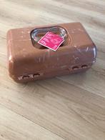 Kunststof beautycase beige NIEUW!, Ophalen, Beige, Nieuw, Met spiegeltje(s)