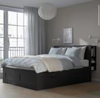 Ikea ikea brimnes bed and headboard black, Huis en Inrichting, Slaapkamer | Bedden, Ophalen