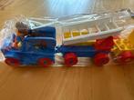 Lego Vintage Duplo auto + 2 aanhangers ladder poppetje poes, Ophalen, Gebruikt, Losse stenen, Duplo