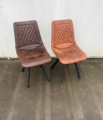 18 horeca restaurant stoelen alleen cognac vintage de arend, Ophalen, Bruin, Zo goed als nieuw, Metaal