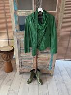 Gucci leren jasje maat 36/38, groene leren jack, Ophalen, Maat 36 (S), Groen, Gucci