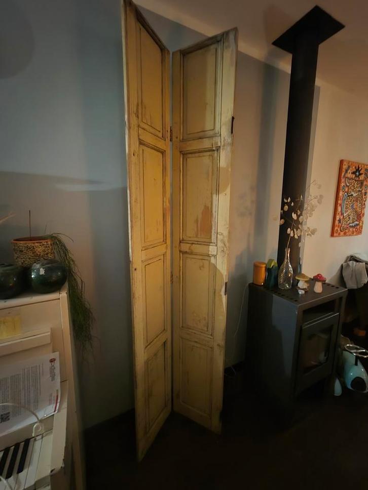 Oude Franse Luiken - Charmant & Authentiek, Huis en Inrichting, Woonaccessoires | Kamerschermen, Gebruikt, Ophalen of Verzenden