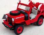 Jeep Hotchkiss CCFL BOS brandweer schaal 1/43 # 25