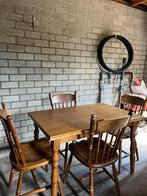Te koop, keukentafel met bijpassende stoelen., Huis en Inrichting, Tafels | Eettafels, Ophalen, Gebruikt, 50 tot 100 cm, Vier personen