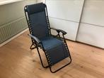 2x relax stoel NIEUW denim blue klapstoel, Nieuw, Ophalen of Verzenden, Metaal, Verstelbaar