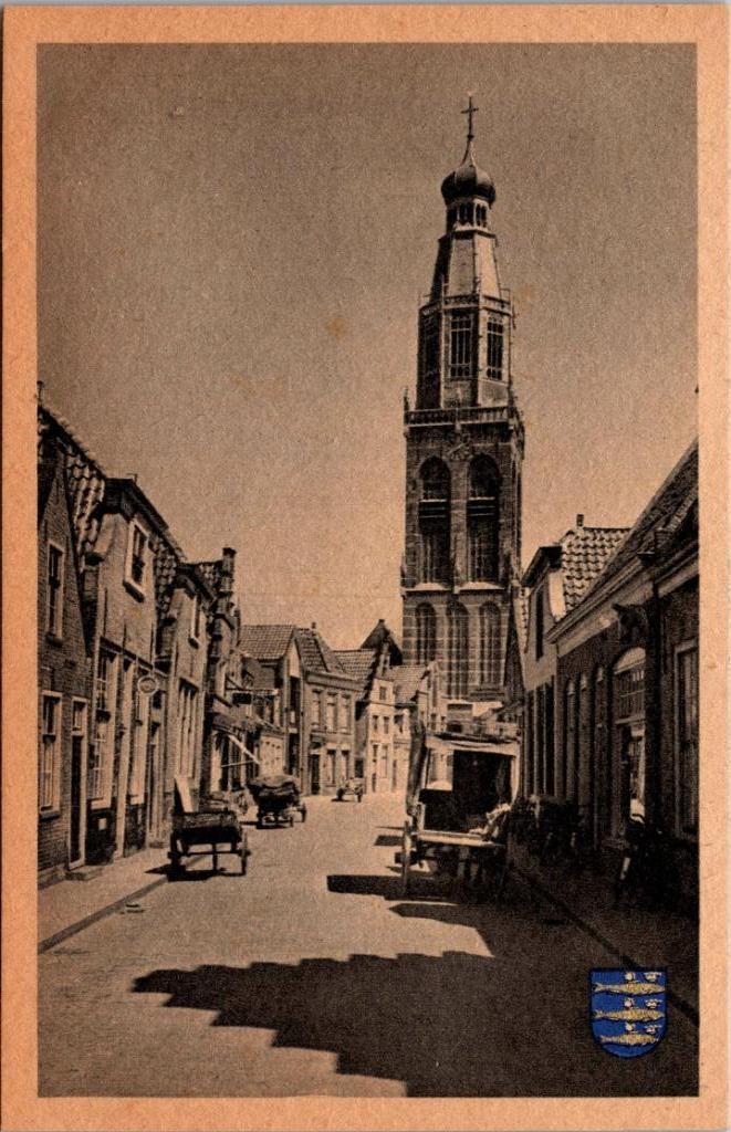 Enkhuizen - Zuiderkerk of Sint Pancras, Verzamelen, Ansichtkaarten | Nederland, Ongelopen, Noord-Holland, 1920 tot 1940, Verzenden