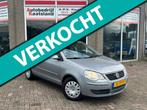 Volkswagen Polo 1.4-16V Optive 5 Deurs - Airco - Nette Auto!, Voorwielaandrijving, Stof, Gebruikt, Zwart
