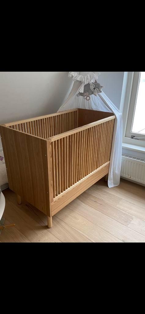 Quax Doorgroeiledikant Hai No Ki Natural Ash 70x140, Kinderen en Baby's, Babywiegjes en Ledikanten, Zo goed als nieuw, Ledikant