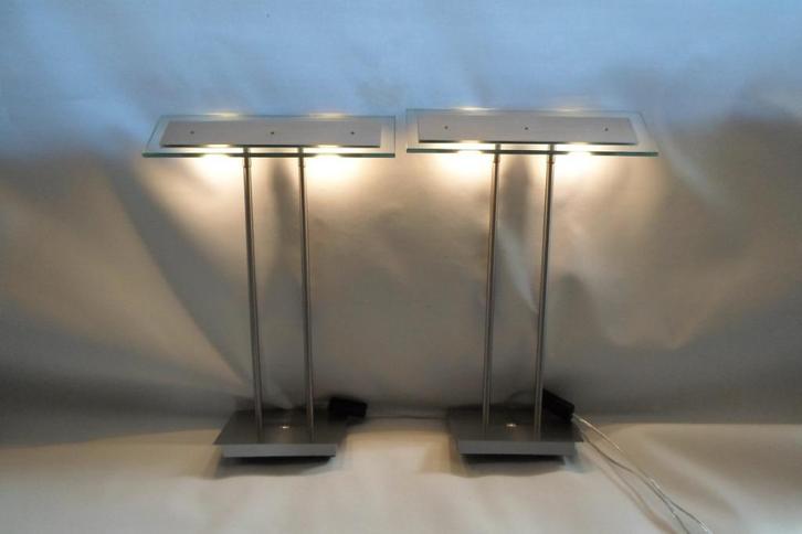 OAZOA Design Tafel Lamp, Huis en Inrichting, Lampen | Tafellampen, Zo goed als nieuw, Minder dan 50 cm, Glas, Metaal, Ophalen of Verzenden