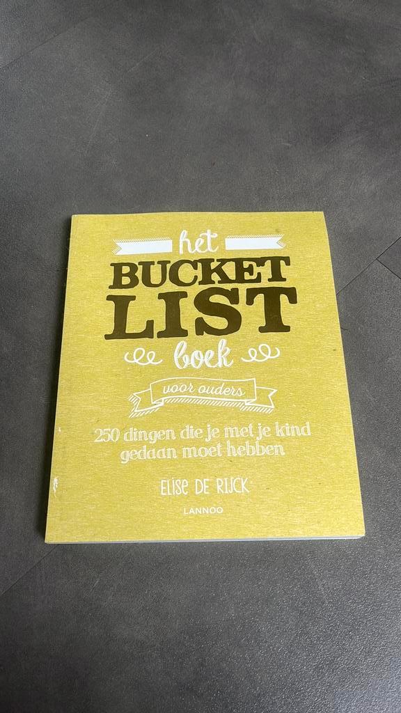 Het bucket list boek, Boeken, Zwangerschap en Opvoeding, Zo goed als nieuw, Ophalen of Verzenden