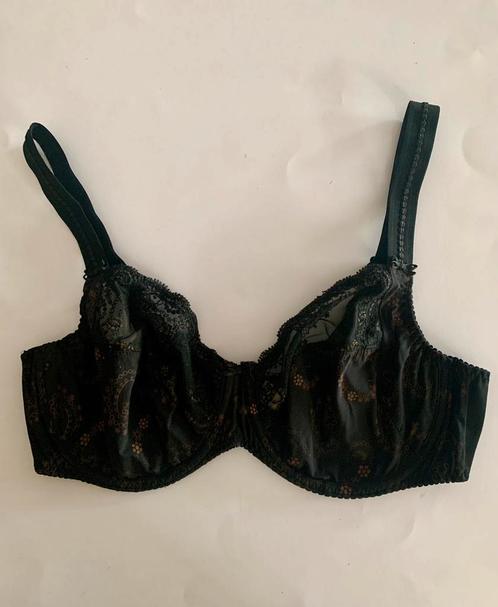 Prima donna 85C full cup zwart  bruin bloemetje, Kleding | Dames, Ondergoed en Lingerie, BH, Zwart, Verzenden