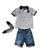 Prachtige witte HACKETT polo maat 11-12 /146-152., Verzenden, Zo goed als nieuw, Hackett, Shirt of Longsleeve