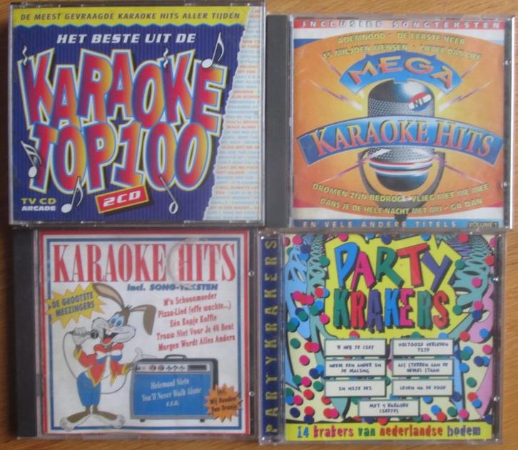 Karaoke pakket 3 - (5 cd's), Audio, Tv en Foto, Karaoke-apparatuur, Gebruikt, Complete set, Ophalen