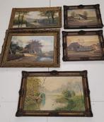 Vijf (landschaps)schilderijen, Antiek en Kunst, Ophalen