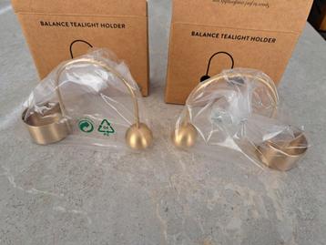 Nieuw FERM LIVING Balance Tealight Holder/ 2 stuks beschikb. beschikbaar voor biedingen