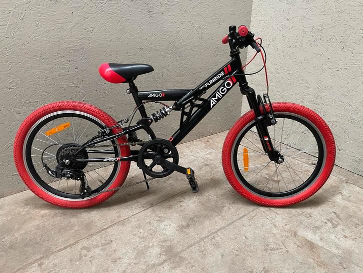 Amigo Funride 20 inch Mountainbike, Fietsen en Brommers, Fietsen | Mountainbikes en ATB, Zo goed als nieuw, Overige merken, Minder dan 45 cm