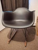 Zwarte Kuipstoel Schommelstoel - volwassenen stoel, Ophalen, Gebruikt, Hout, Zwart