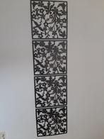 Roomdivider-wand-of raampanelen  4 stuks-koppelbaar-'zwart, Huis en Inrichting, Ophalen of Verzenden, Zo goed als nieuw