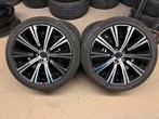 19 INCH VOLVO V90 S90 ORIGINELE VELGEN + Allseason banden, Auto-onderdelen, Banden en Velgen, 19 inch, Gebruikt, 255 mm, Banden en Velgen