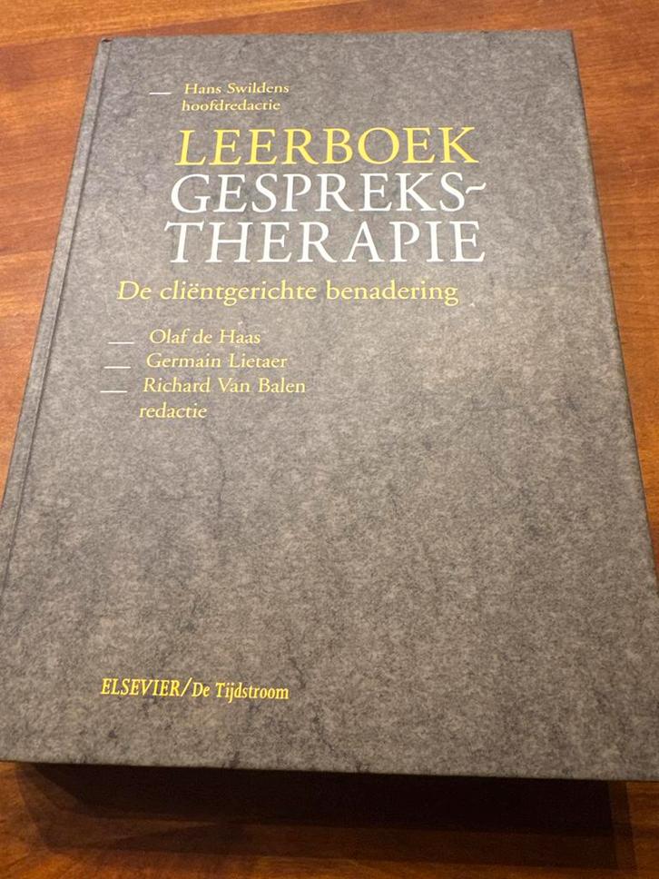 Leerboek Gesprekstherapie - Cliëntgerichte benadering, Boeken, Studieboeken en Cursussen, Zo goed als nieuw, HBO, Alpha, Ophalen of Verzenden
