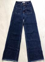 Donker blauwe spijkerbroek jeans maat 34 Folyrose, Folyrose, Blauw, Ophalen of Verzenden, Zo goed als nieuw