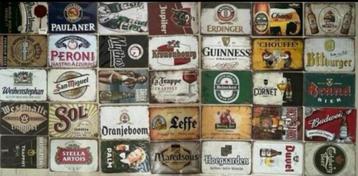 Metalen wandbord Bier 20x30 cm (3 voor 21€) Aanbieding! beschikbaar voor biedingen