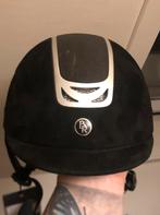 Prachtige BR Zwarte Cap Verstelbaar XS 49 50 51, Dieren en Toebehoren, Paardrijkleding, Gebruikt, Kinderen, Dressuur, Ophalen of Verzenden