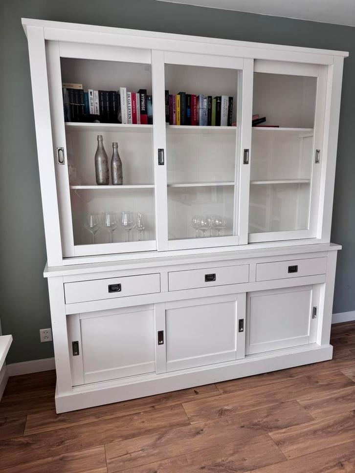 Buffetkast wit, Huis en Inrichting, Kasten | Buffetkasten, Gebruikt, 150 tot 200 cm, 150 tot 200 cm, 25 tot 50 cm, Met lade(s)