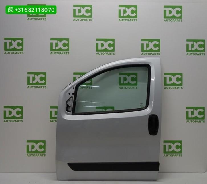 Peugeot Bipper ('07-'15) Voorportier links zilvergrijs, Auto-onderdelen, Carrosserie en Plaatwerk, Deur, Peugeot, Voor, Links