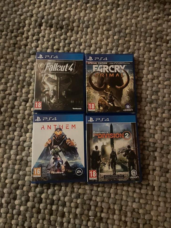 4x PS4 spellen, Spelcomputers en Games, Games | Sony PlayStation Vita, Zo goed als nieuw, Avontuur en Actie, 1 speler, Vanaf 16 jaar