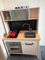 Ikea speelkeuken met krijtbord + accessoires, Ophalen, Zo goed als nieuw, Hout