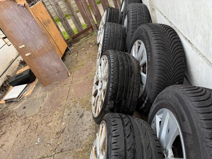 2 set banden, Auto-onderdelen, Banden en Velgen, Band(en), Zomerbanden, 17 inch, 225 mm, Ophalen