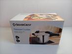 Silvercrest snelkookpan 1 maand oud, Zo goed als nieuw, Rvs, Keramische plaat, Ophalen