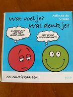 Wat voel je? Wat denk je? Emotiekaarten Adinda de Vreede, Ophalen of Verzenden, Zo goed als nieuw