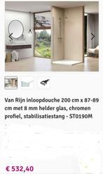 Van Rijn Douchewand - Inloopdouche, Ophalen, Nieuw