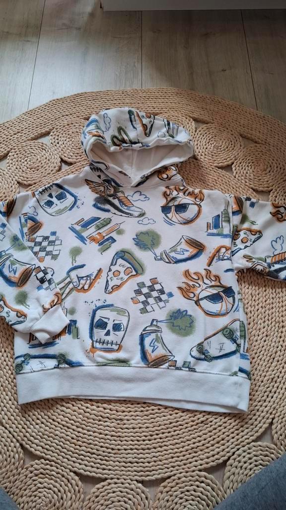 Zara Trui Maat 164 - Gave Print!, Kinderen en Baby's, Kinderkleding | Overige, Zo goed als nieuw, Jongen of Meisje, Ophalen of Verzenden