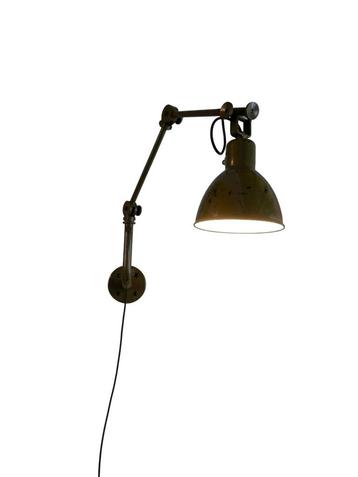 Industriële wandlamp, jaren 50 beschikbaar voor biedingen