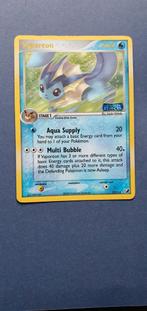 Vaporeon 19/115 ex unseen forces holo pokemon kaart, Ophalen of Verzenden, Zo goed als nieuw, Losse kaart