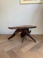 Brutalistische boomstam salontafel | wortelhout vintage, Ophalen, Gebruikt, 50 tot 100 cm, 50 tot 100 cm