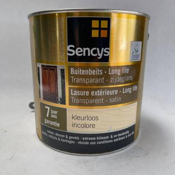 Sencys Buitenbeits Beits Kleurloos Zijdeglans 2.5L  beschikbaar voor biedingen
