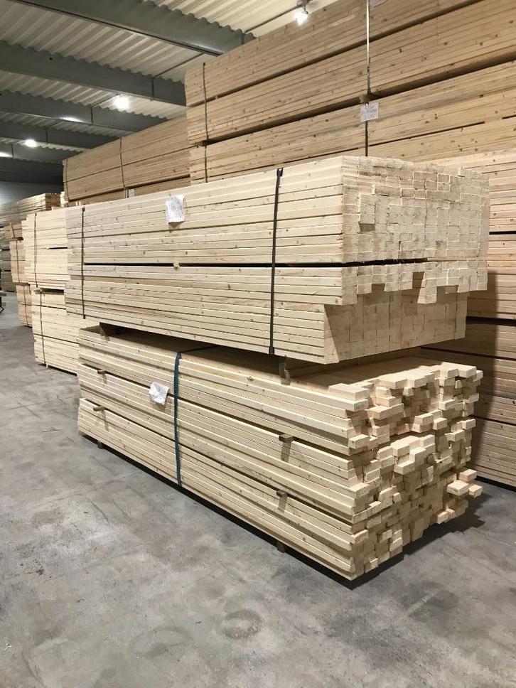 Goedkope vuren hout SLS balk 38x89mm 38x140mm, Doe-het-zelf en Verbouw, Hout en Planken, Nieuw, Balk, Vuren, 250 tot 300 cm, 25 tot 50 mm