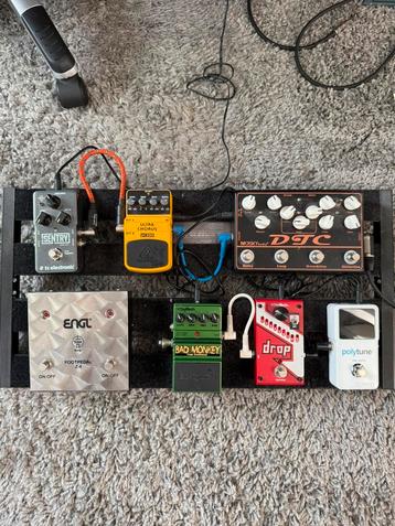 Gitaar Pedalboard - Polytune - Drop - Sentry - Bad Monkey beschikbaar voor biedingen