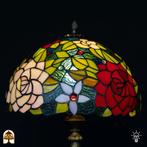 Tiffany tafellamp Rosetta - 30 cm, Nieuw, Ophalen of Verzenden, Glas, Tiffany