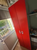 Kledingkast Ikea rood 190x60 x51 cm kinderkamer, Ophalen, 50 tot 100 cm, Zo goed als nieuw, 150 tot 200 cm