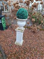 Tuinornament met bol - Decoratief en sfeervol, Tuin en Terras, Ophalen, Gebruikt, Beton, Overige typen