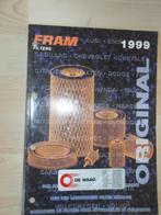 FRAM. 1999 Car and light commercial Filter Catalogue, Boeken, Auto's | Boeken, Gelezen, Overige merken, Ophalen of Verzenden